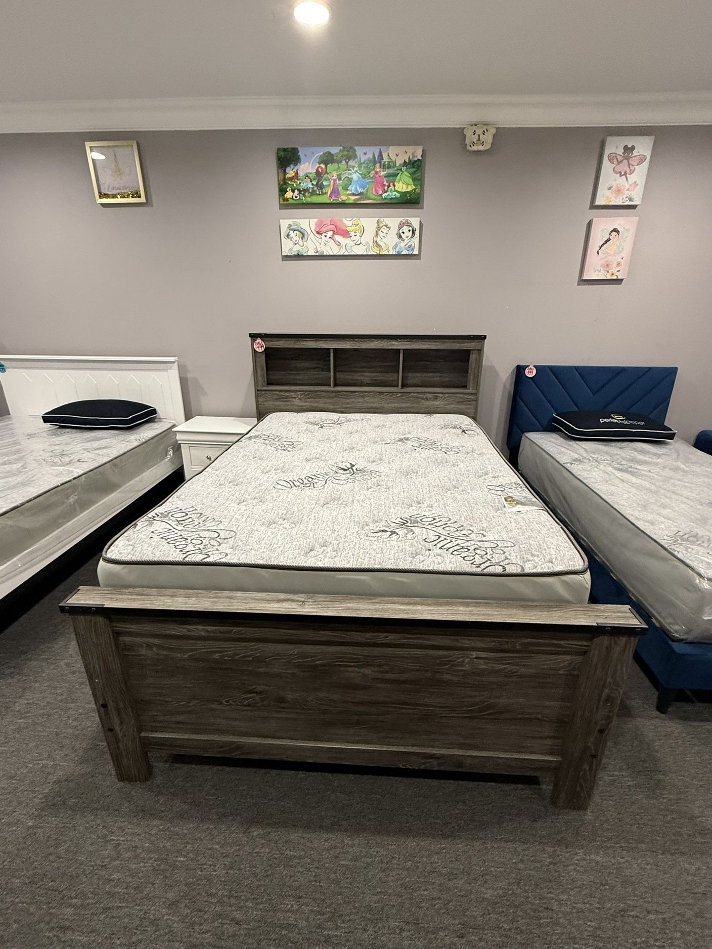 Full Bed Frame With Storage
