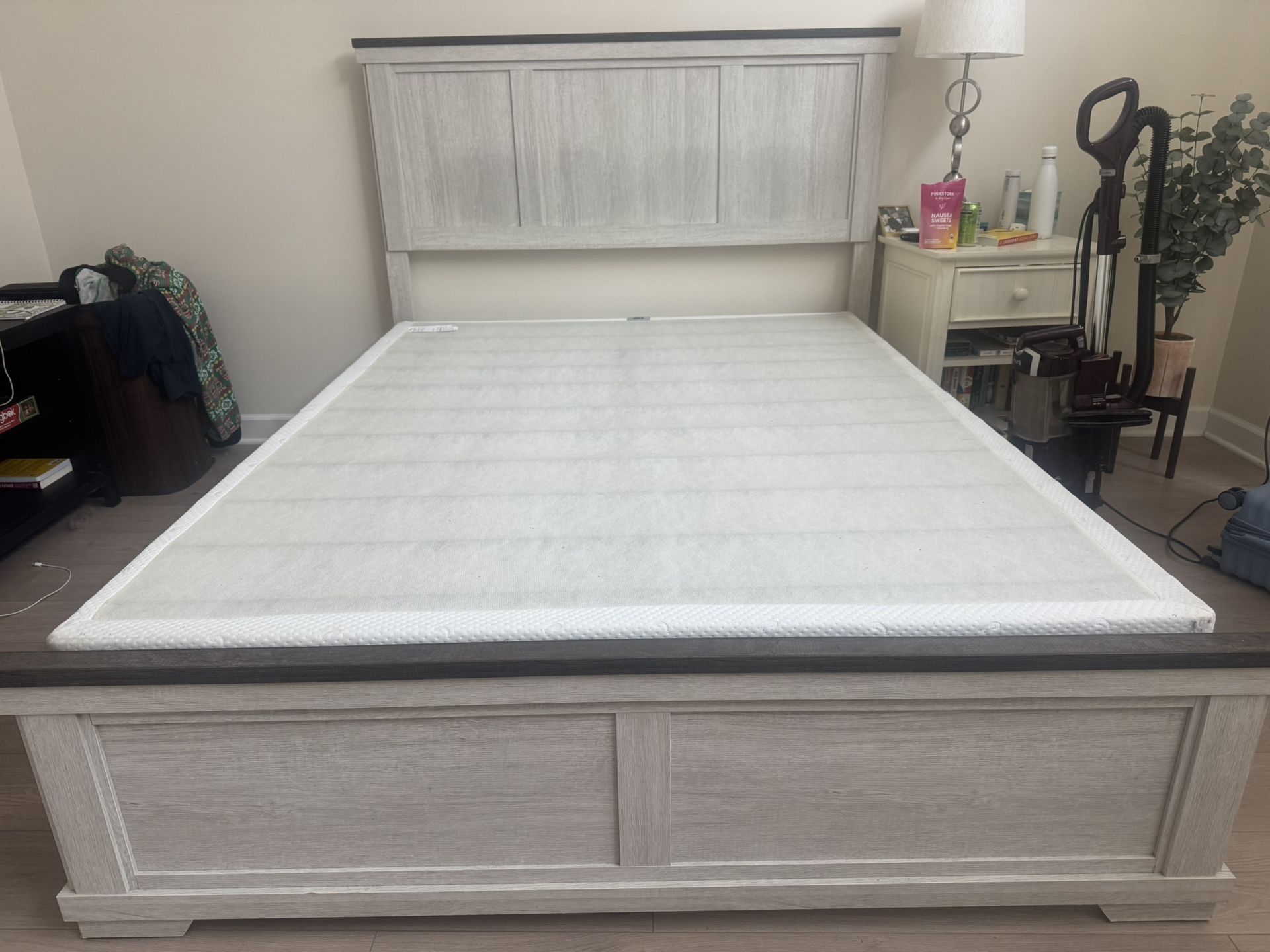 Queen Bed frame With Box spring