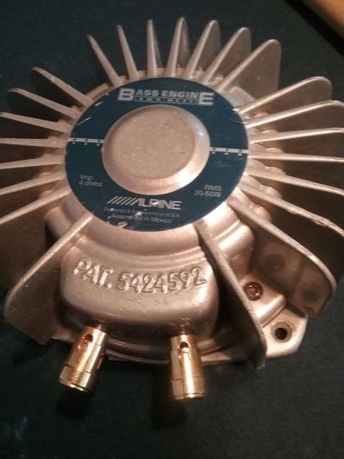 Alpine bass engine sws-be45 4ohms imp.