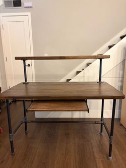 Wooden desk
