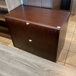 Wood Lateral File Cabinet 
