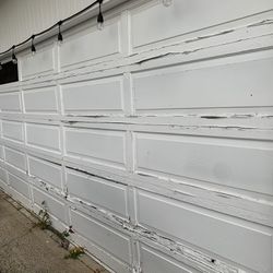 Garage Door Wood Lots Of Damage $100