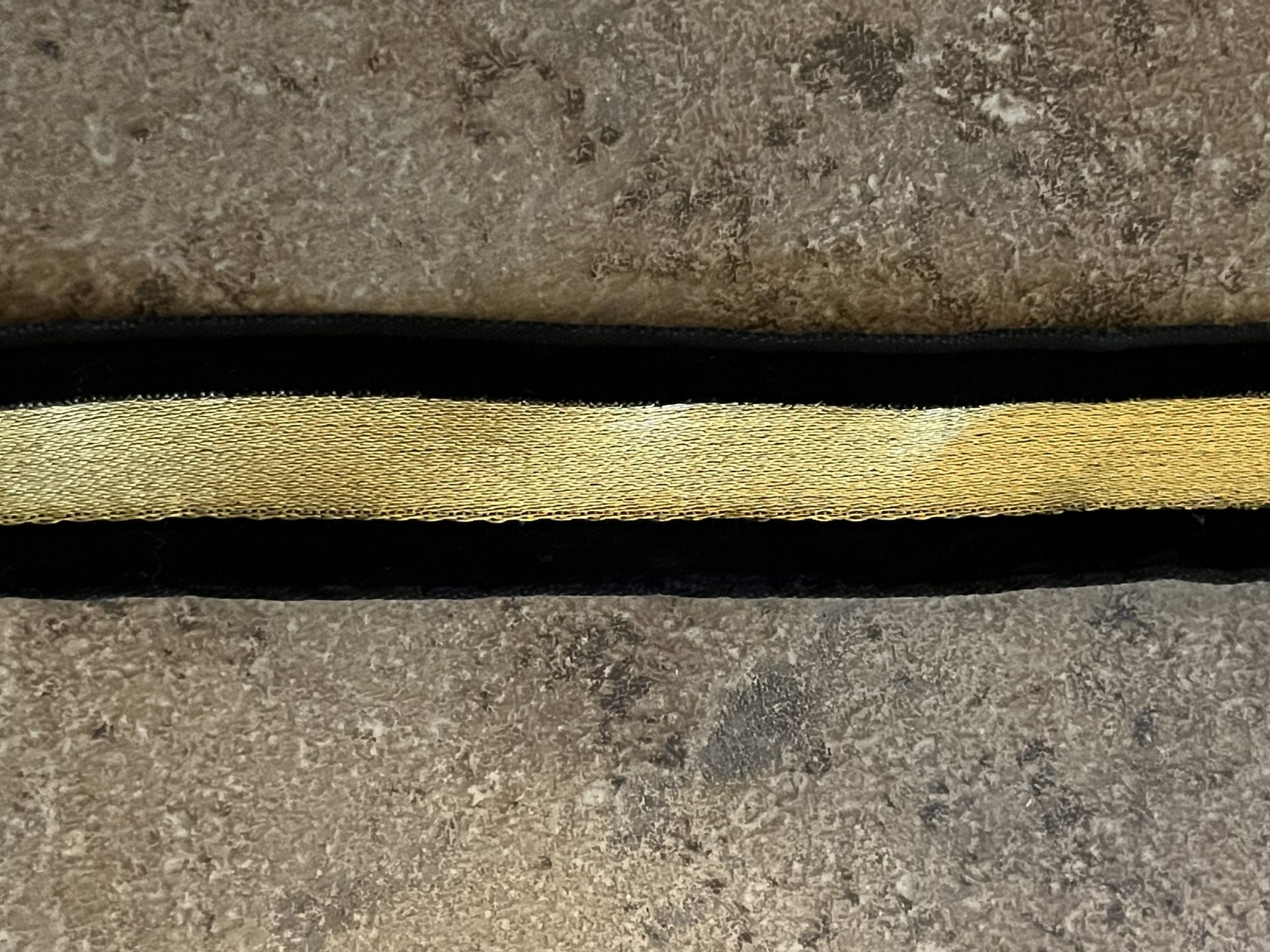 Gold and Black Trim, 5.19 yards, 1 1/8” wide, Sewing