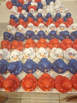 Patriotic Rubber Duck Duck Jeep