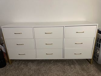 White dresser