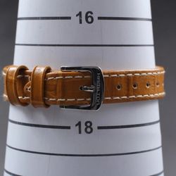 Sold
Ladies Quartz Watch 20mm Rectangle Silver Tone Wrap Around Faux Leather Band