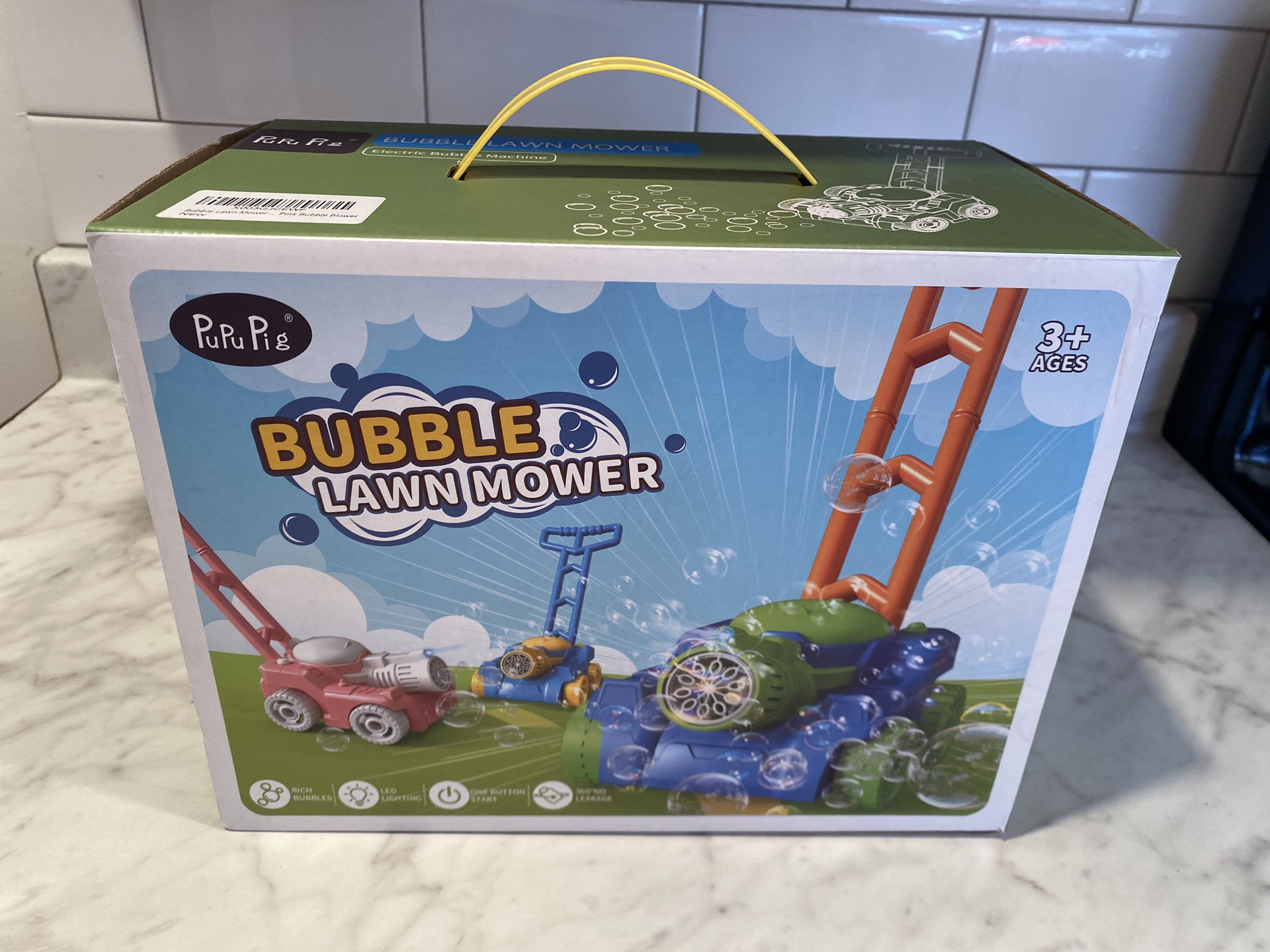 Kids Bubble Lawn Mower New In Box 