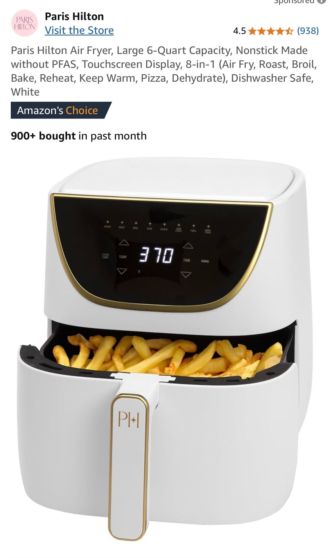 Paris Hilton Air Fryer