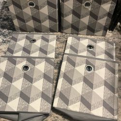 Set Of 6 Cube Organizer Boxes 11x11