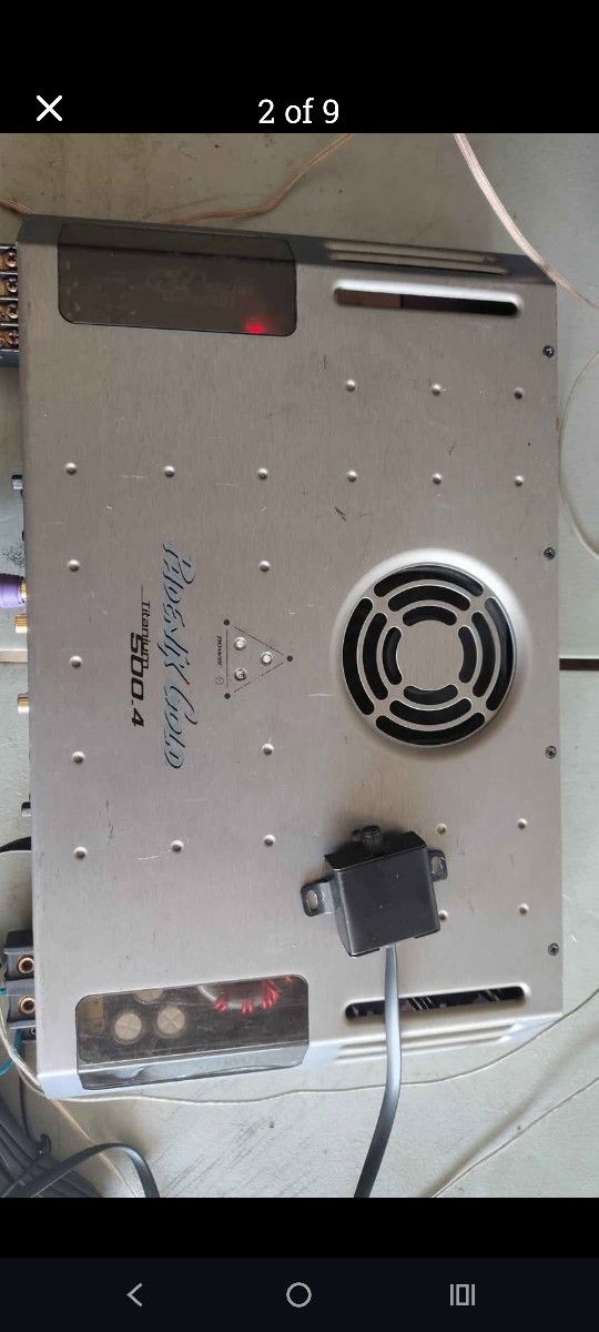 Phoenix Gold Titanium Series PG 500.4 BRIGABLE With Bass Knob Included In Perfect Working Condition Testable For You See And Hear