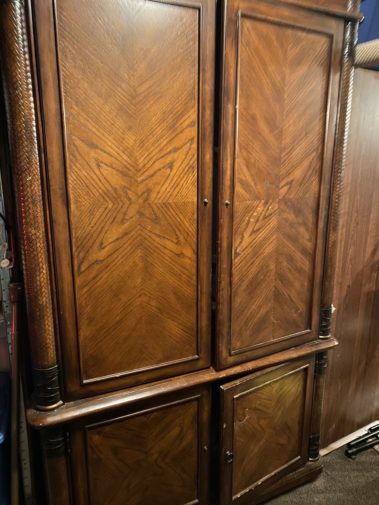 Solid Wood Armoire FOR FREE