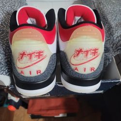 Air Jordan 3 Fire Red Japan Exclusive Size 14