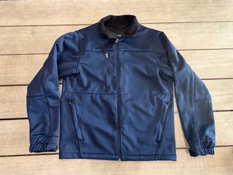 Antigua Men's Small Navy Blue Water Resistant Lightweight Cold Weather Jacket