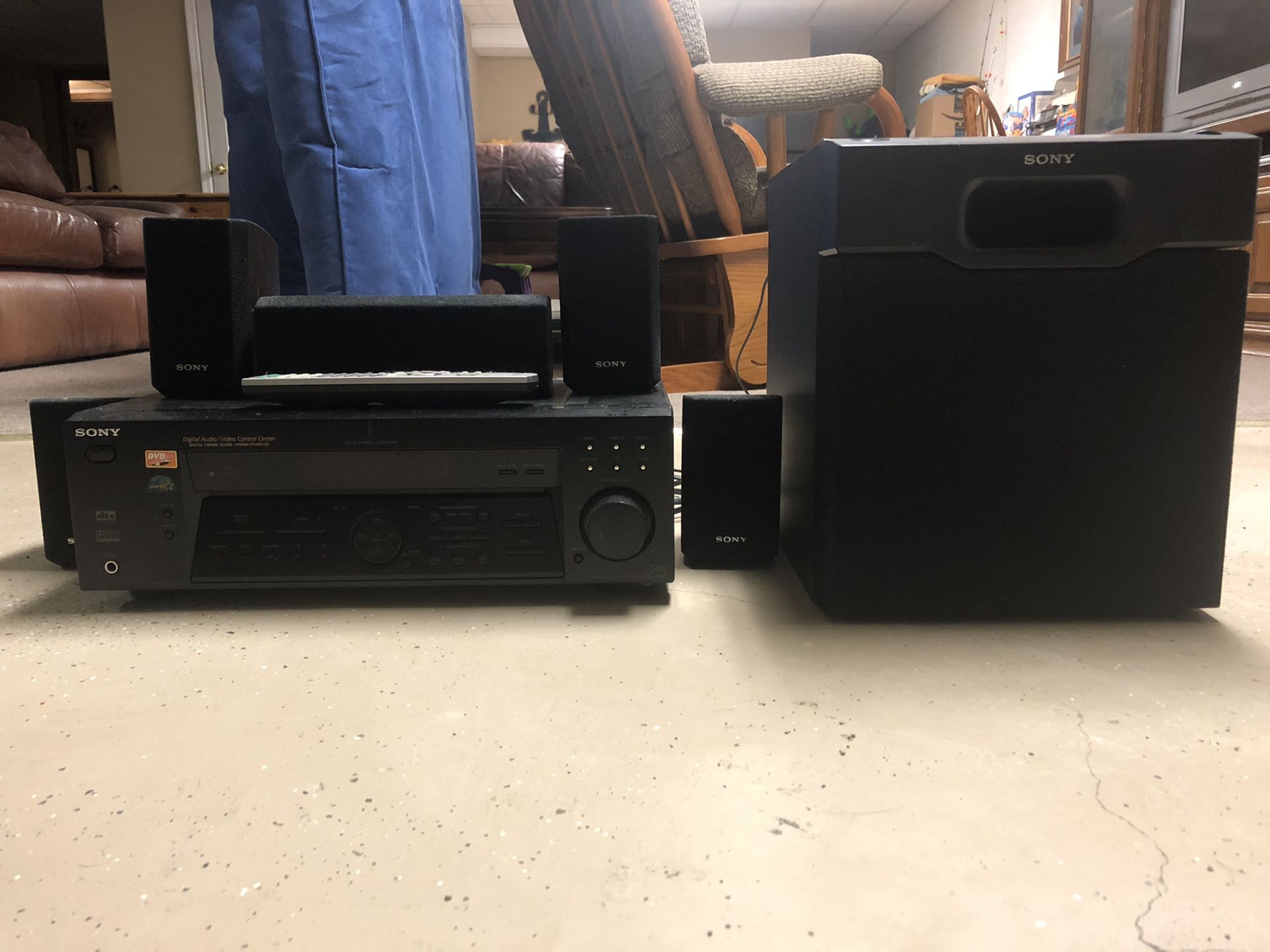 Sony Stereo System with Subwoofer 