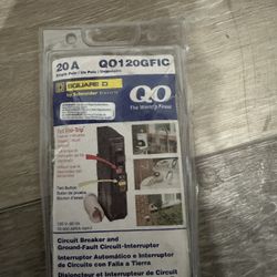 Square D QO Qwik-Gard 20 Amp Single-Pole GFCI Circuit Breaker QO120GFIC