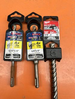 3 New Drill Bits 
