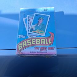 Unopened Box 1989 Topps Cards
