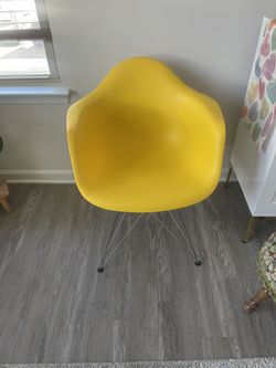 Yellow Bucket Chair