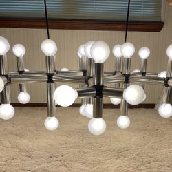 Vintage 1970’s 36 Light Molecule Chandelier Haussmann Or By Robert Sonneman For Lightolier
