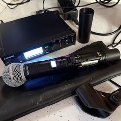 Shure Handheld Wireless Microphone And Receiver Set