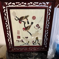 Chinese silk embroidery art