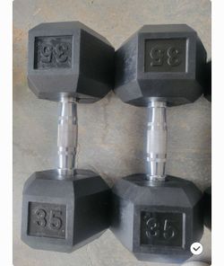 35 lb dumbbells. New