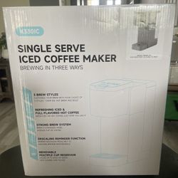 NEW Tastyle Single Serve Iced & Hot Coffee Maker K330IC – Retail $60 – $25 FIRM  Brand new Tastyle K330IC Single Serve Coffee Maker in gray. Never use