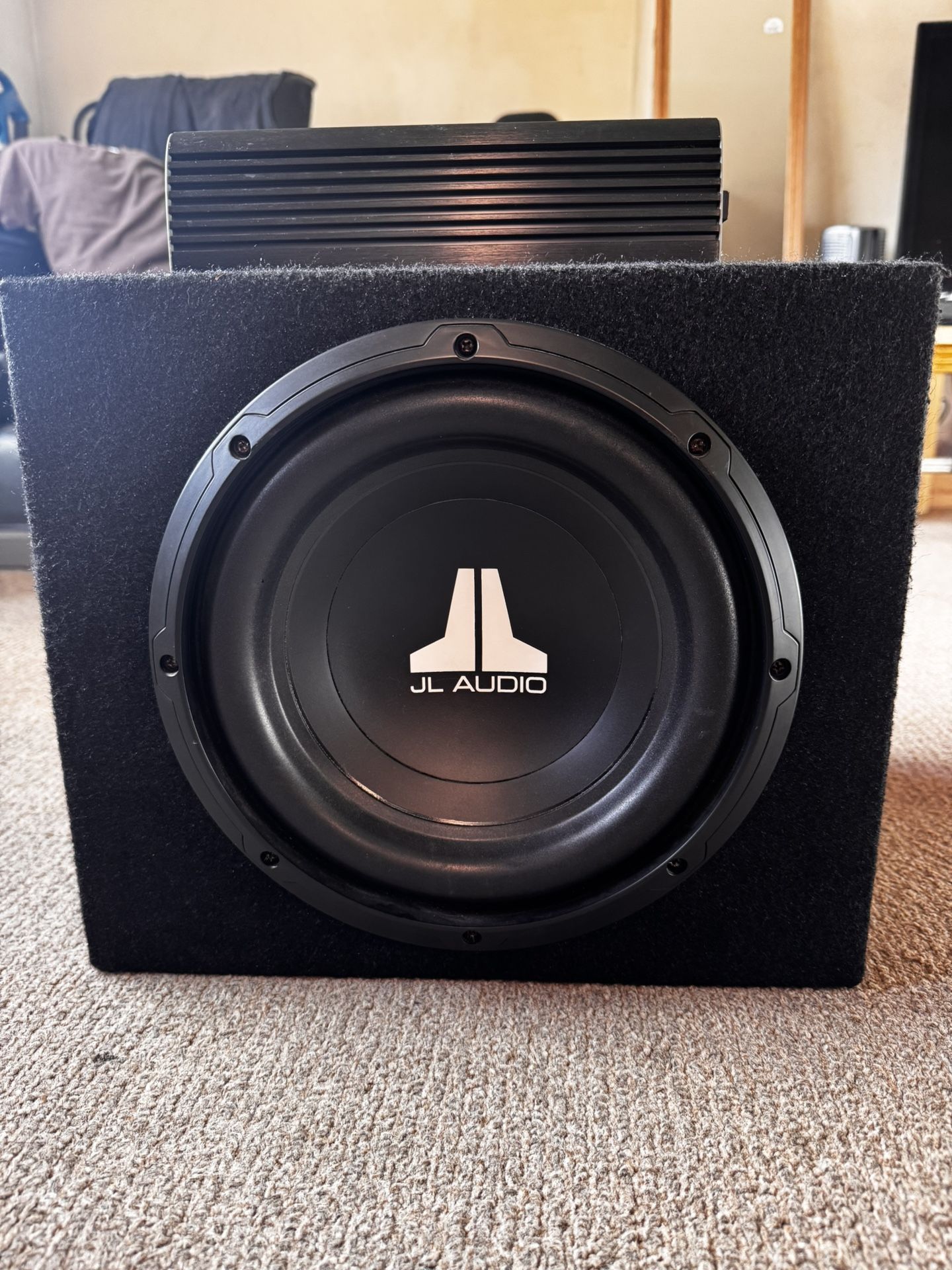 JL Audio Subwoofer With Amp 10 Inch