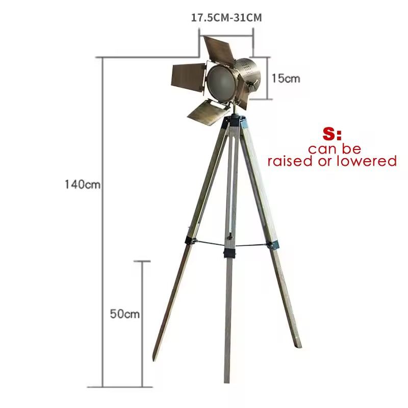 Brand New Antique Vintage Camera Tripod Lamp