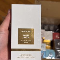 Tom Ford White Suede