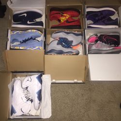 Air Jordan's and Air Force ones