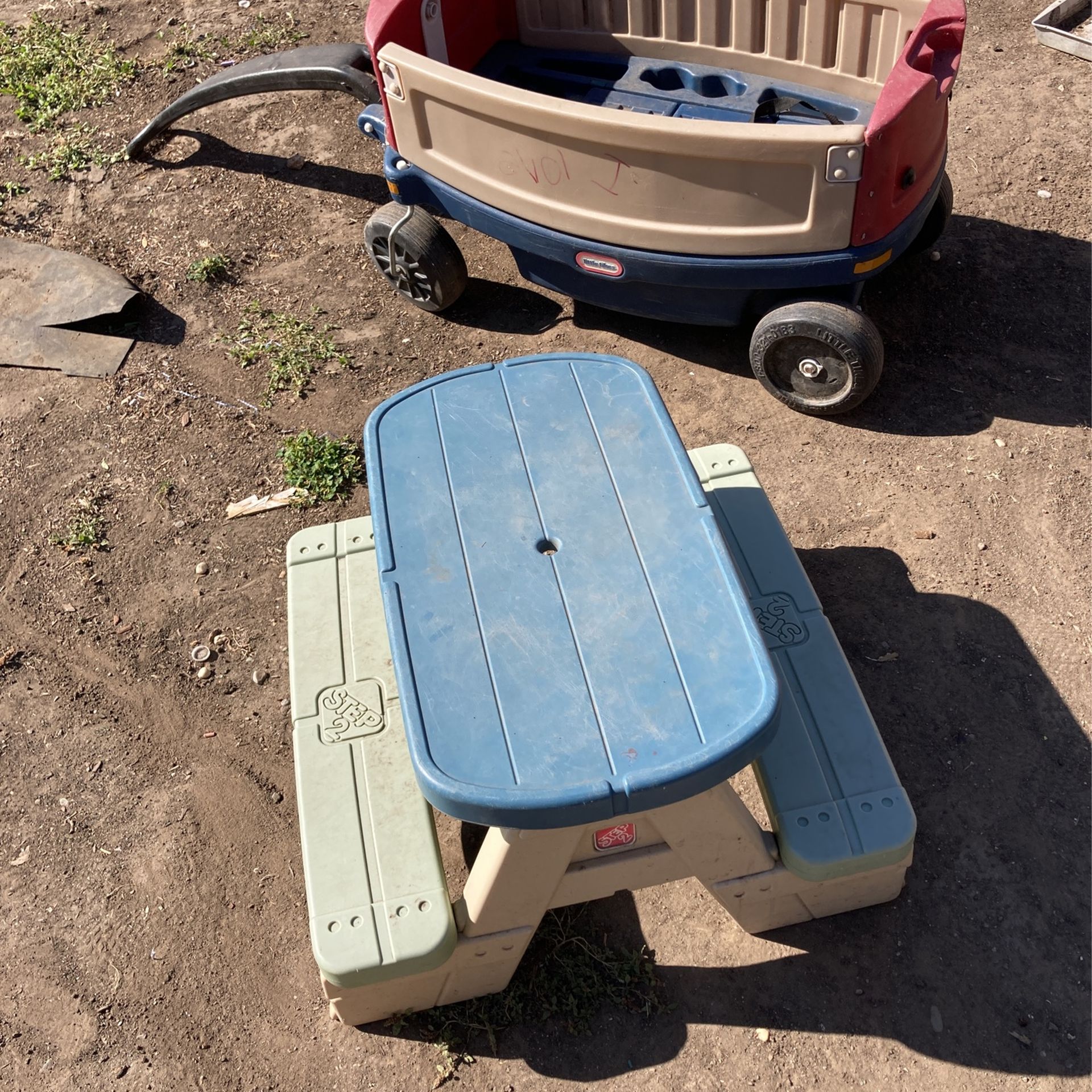Wagon And Table
