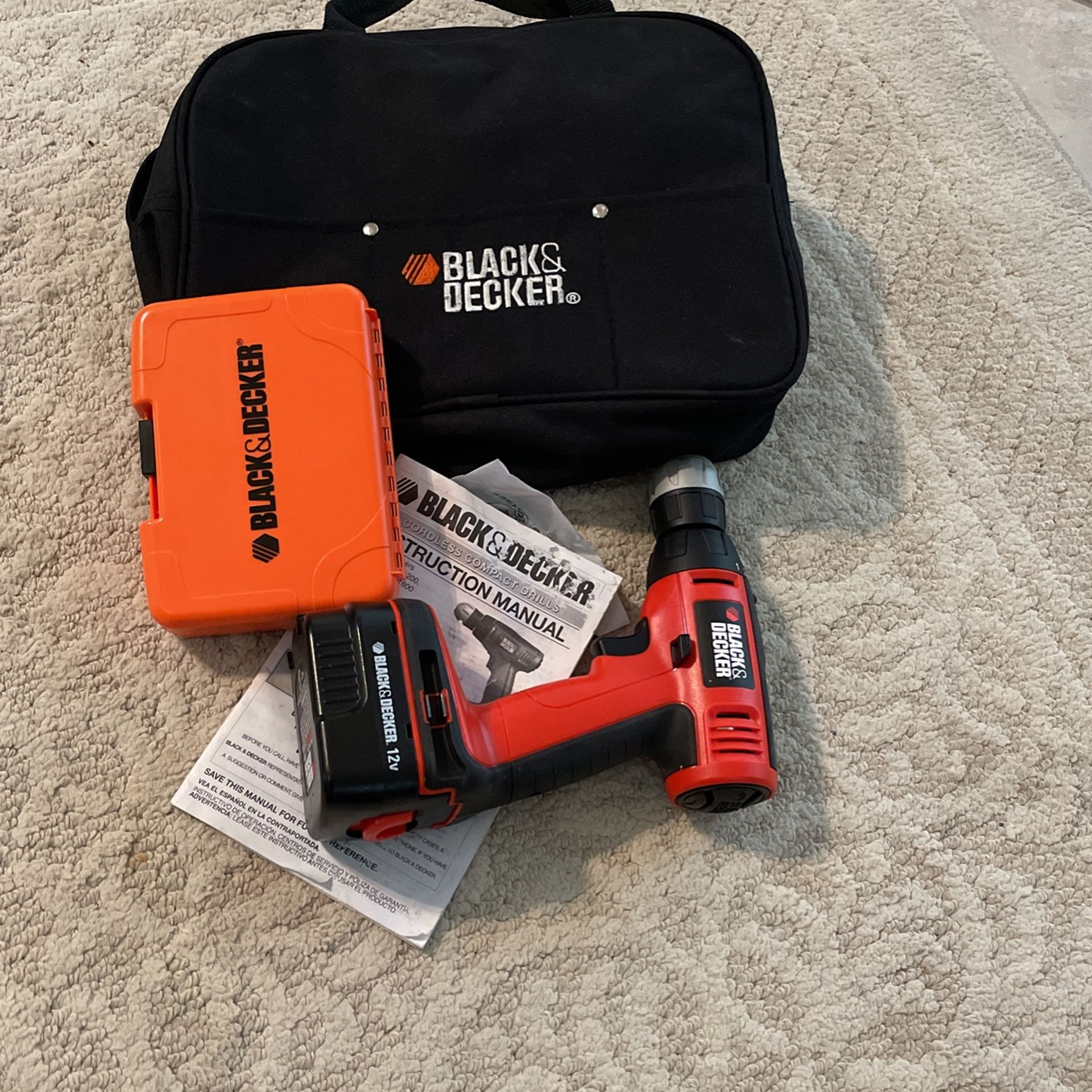 Black & Decker Cordless Drill Machine New With Bag