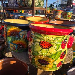 🐞Just arrived 🌷Authentic, hand-painted Talavera🌵Metal Art Imports+POTS