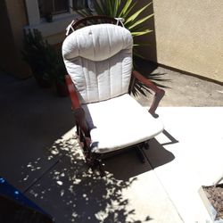 Rocking Chair With Rocking Foot Rest