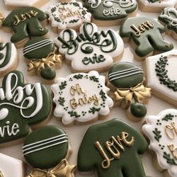 Baby Shower Custom Cookies