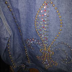 Lee Jean Jacket ( CUSTOM) Medium 