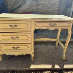 Henry Link writing Desk Vanity French Provincial Country