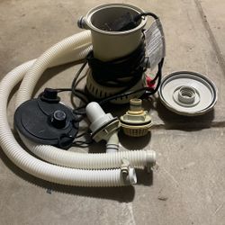 Small Pool Pump. 