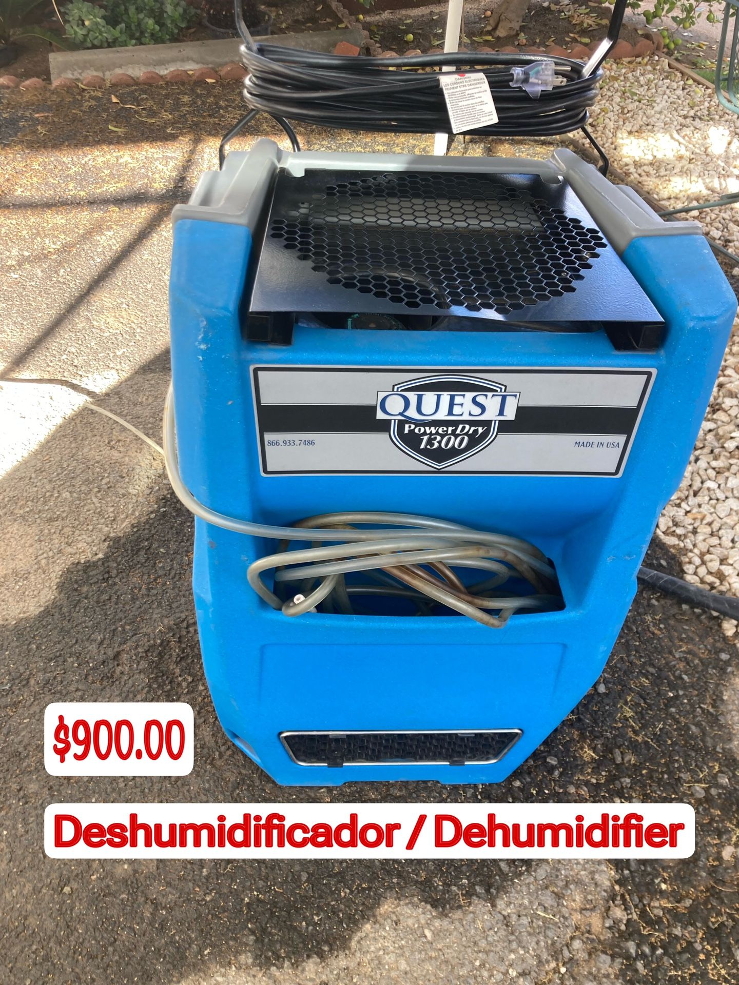 Desumidificador / Quest Powerdry 1300 Dehumidifier