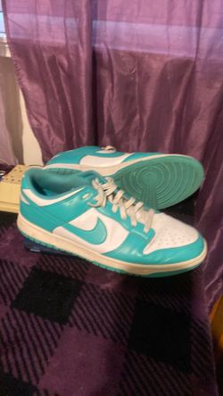 White and blue dunks