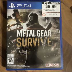 Metal Gear: Survive PS4