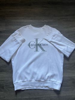 White Calvin Klein crewneck size M