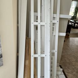 Full Twin Bunk Bed & 12 Cubby Storage Unit With Cubbies 