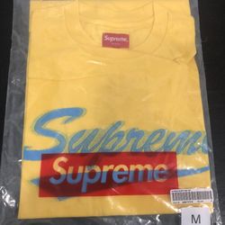 Supreme intarsia script tee Size Medium 
