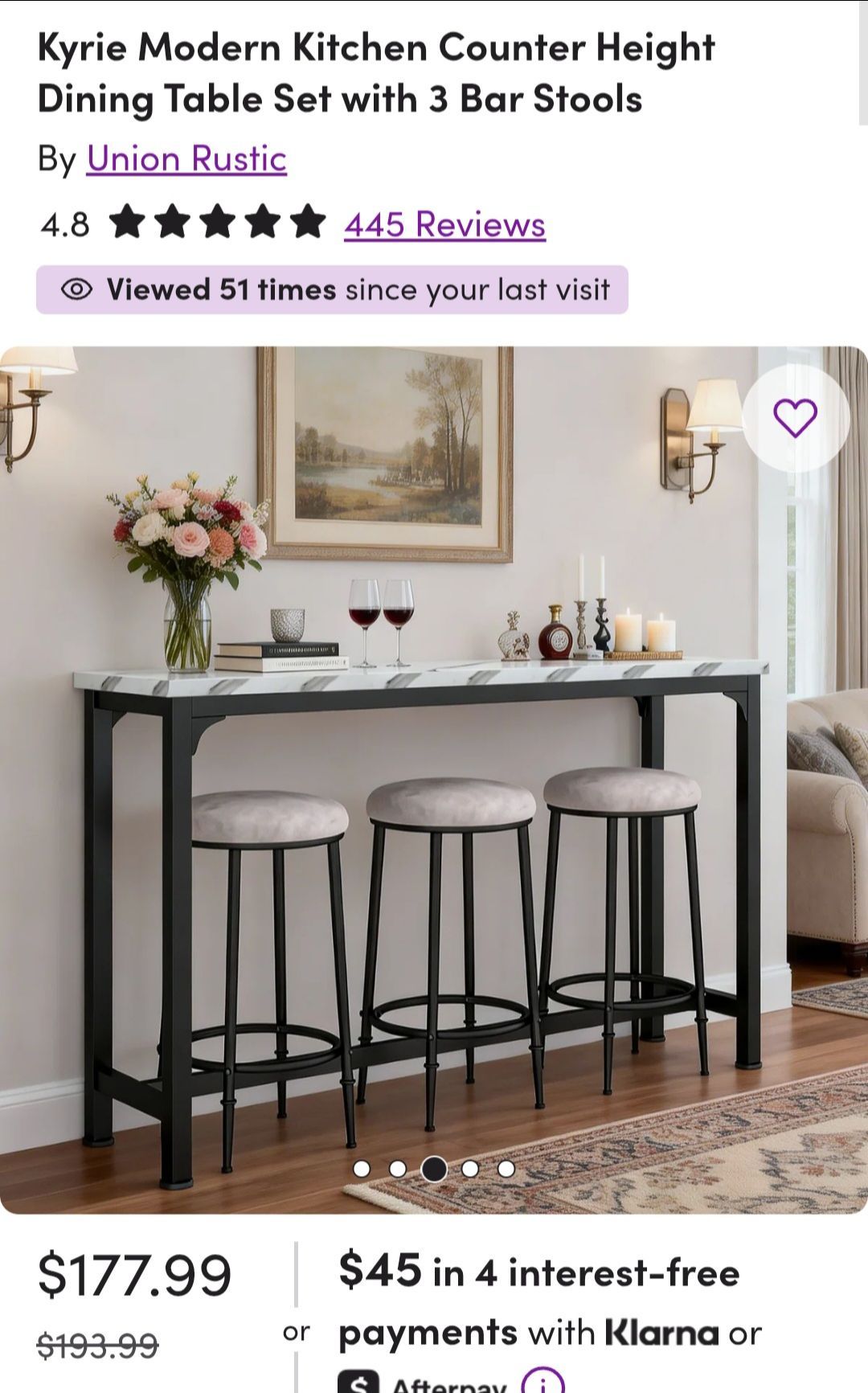 3 bar stools