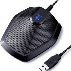 TONOR G11 Conference USB Microphone Omnidirectional Condenser PC Mic, Black. The TONOR G11 USB Microphone is a compact and lightweight condenser micro