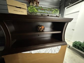 Wooden TV stand