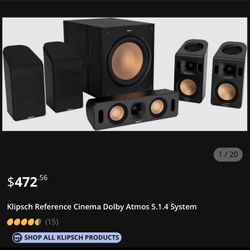 Klipsch Reference Cinema Dolby Atmos 5.1.4 for Sale in Miami, FL - OfferUp
