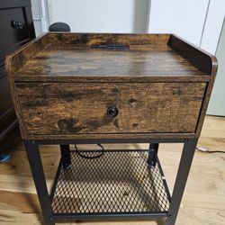 Night Stand with charging station and USB